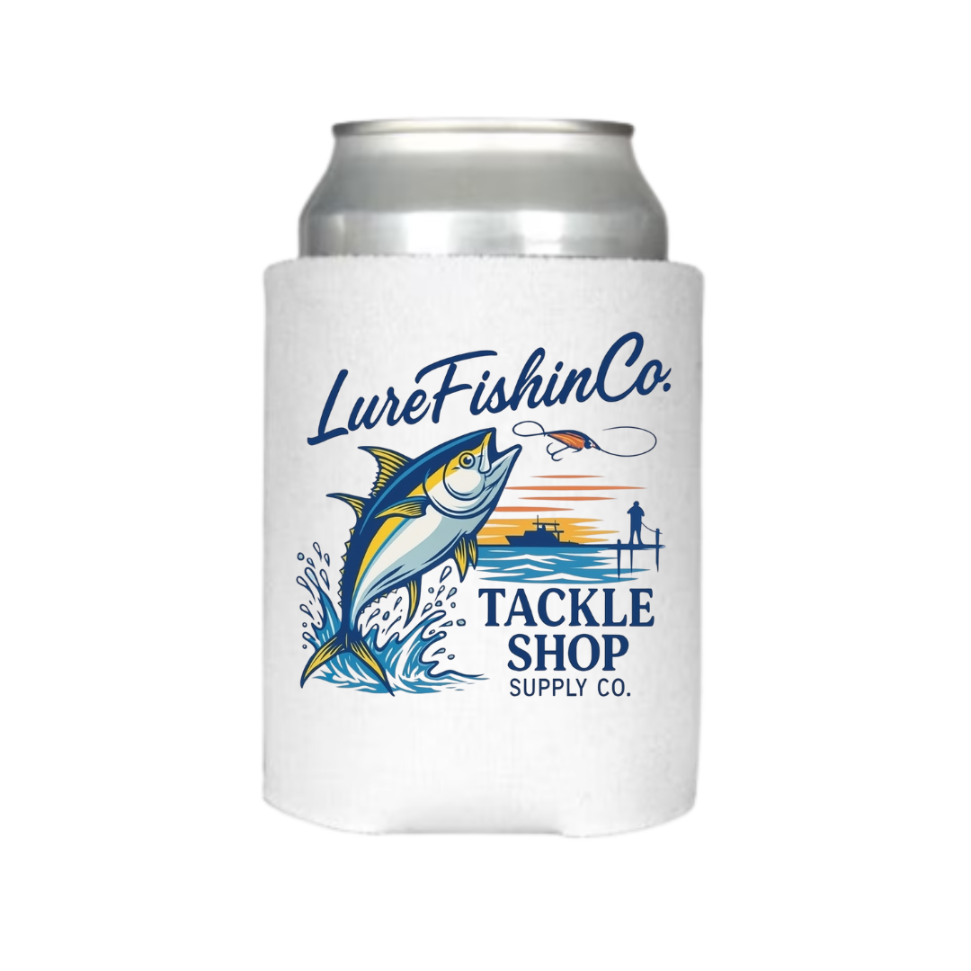Lure Bait & Tackle Koozie