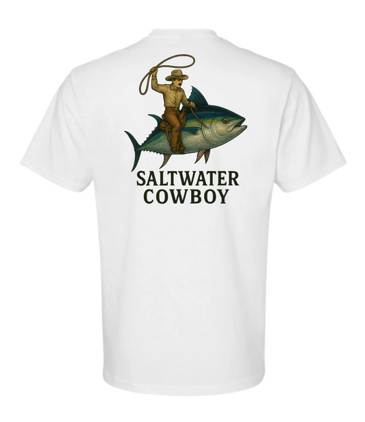 Saltwater Cowboy Fishing Tee