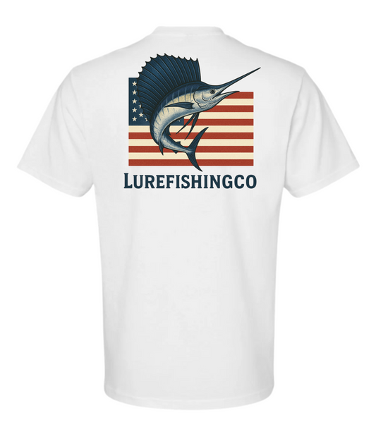 Merica Sail Fishing Tee