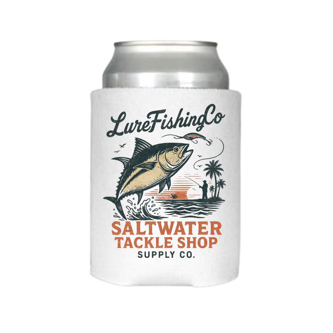 Lure Bait & Tackle Koozie