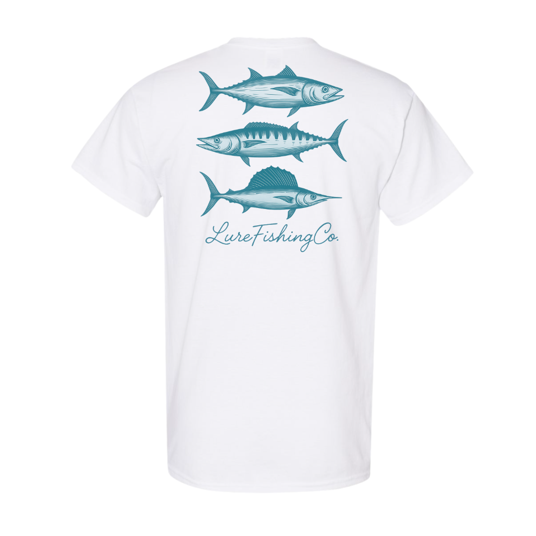 Deep Blue Fishing Tee